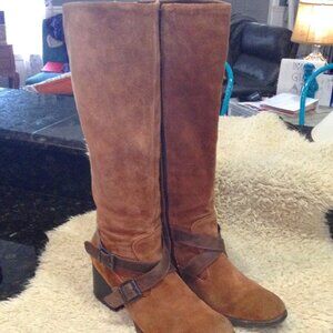 BOC "Dakota" Suede Boots, "11", Western, Equestrian, Avant Garde, Quiet Lux Chic